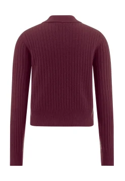 Damen Strickjacke aus Merinowolle und Kaschmir