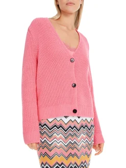 Damen Strickjacke aus Baumwollmischung