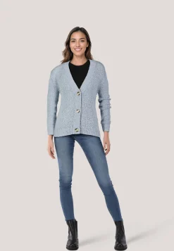 Damen Strickjacke aus Bändchengarn