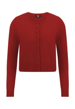 Damen Strickjacke aus Merinowolle und Kaschmir