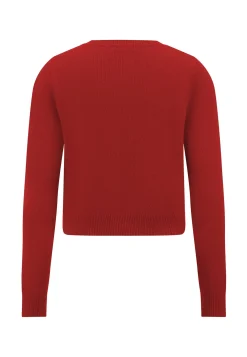 Damen Strickjacke aus Merinowolle und Kaschmir