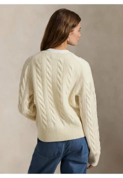 Damen Strickjacke aus Wolle und Kaschmir