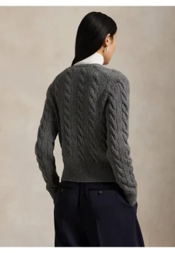 Damen Strickjacke aus Wolle und Kaschmir