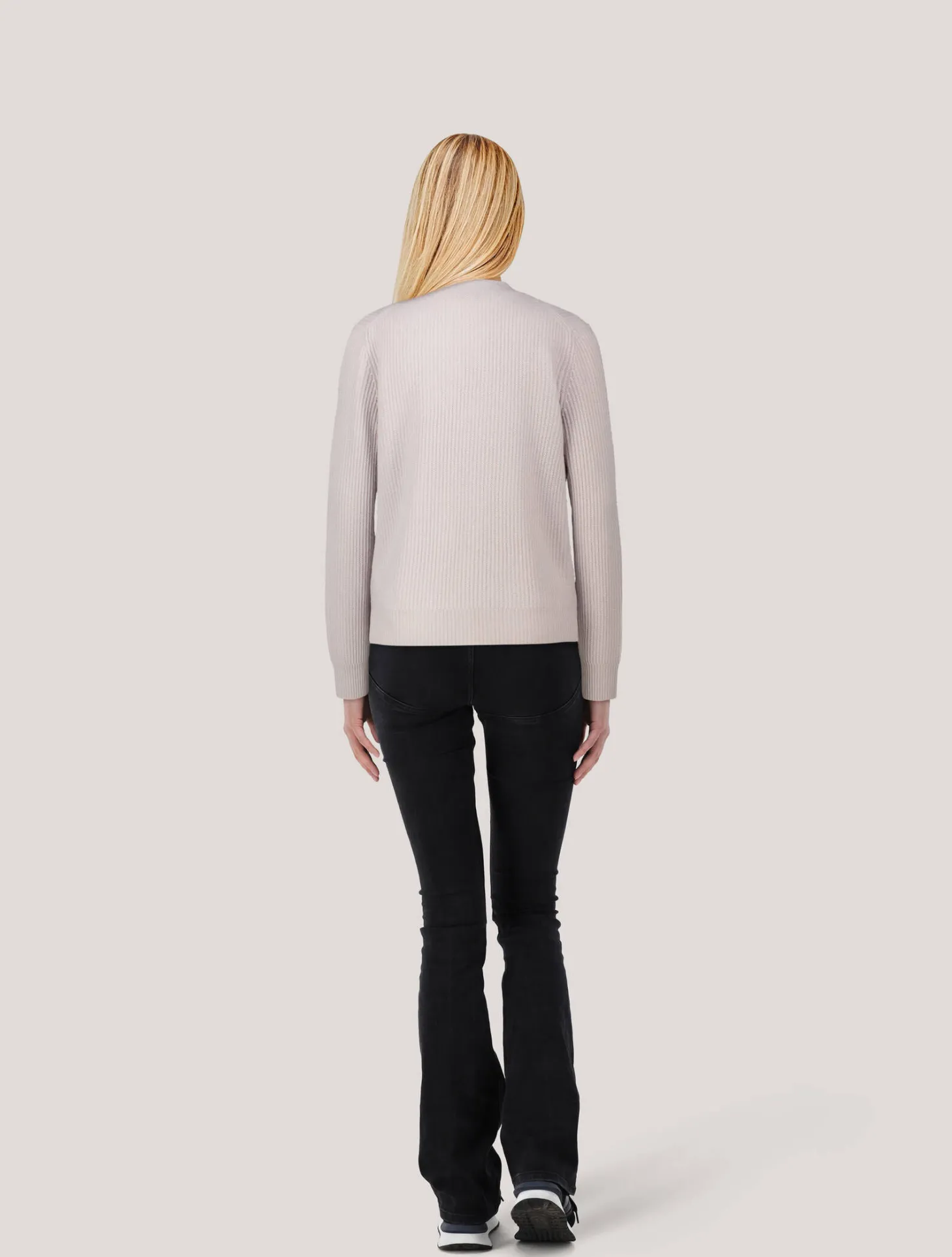 Damen Strickjacke aus Wolle mit Kaschmir