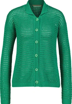 Damen Strickjacke mit Baumwolle
