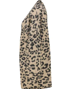 Damen Strickjacke mit Wolle LEO JACQUARD