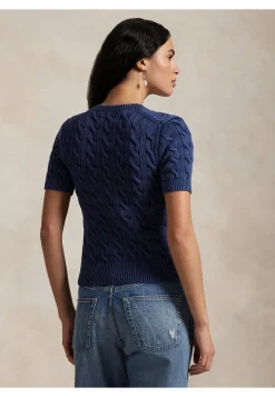 Damen Strickjacke mit Zopfmuster