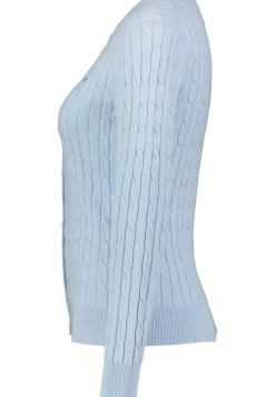 Damen Strickjacke STRETCH COTTON CABLE CARDIGAN