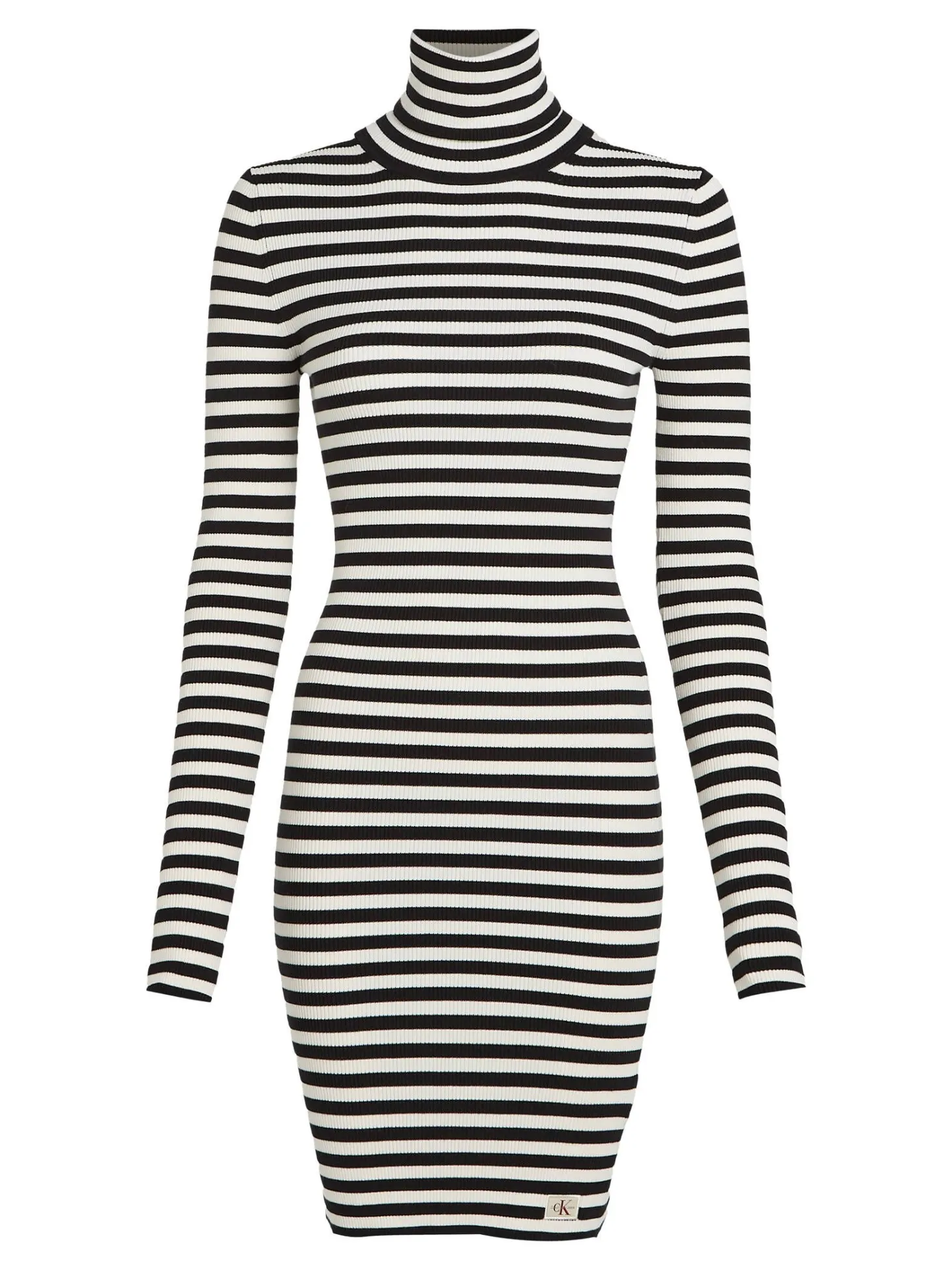 Damen Strickkleid aus Bio-Baumwolle WOVEN LABEL TIGHT SWEATER DRESS