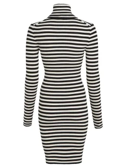 Damen Strickkleid aus Bio-Baumwolle WOVEN LABEL TIGHT SWEATER DRESS