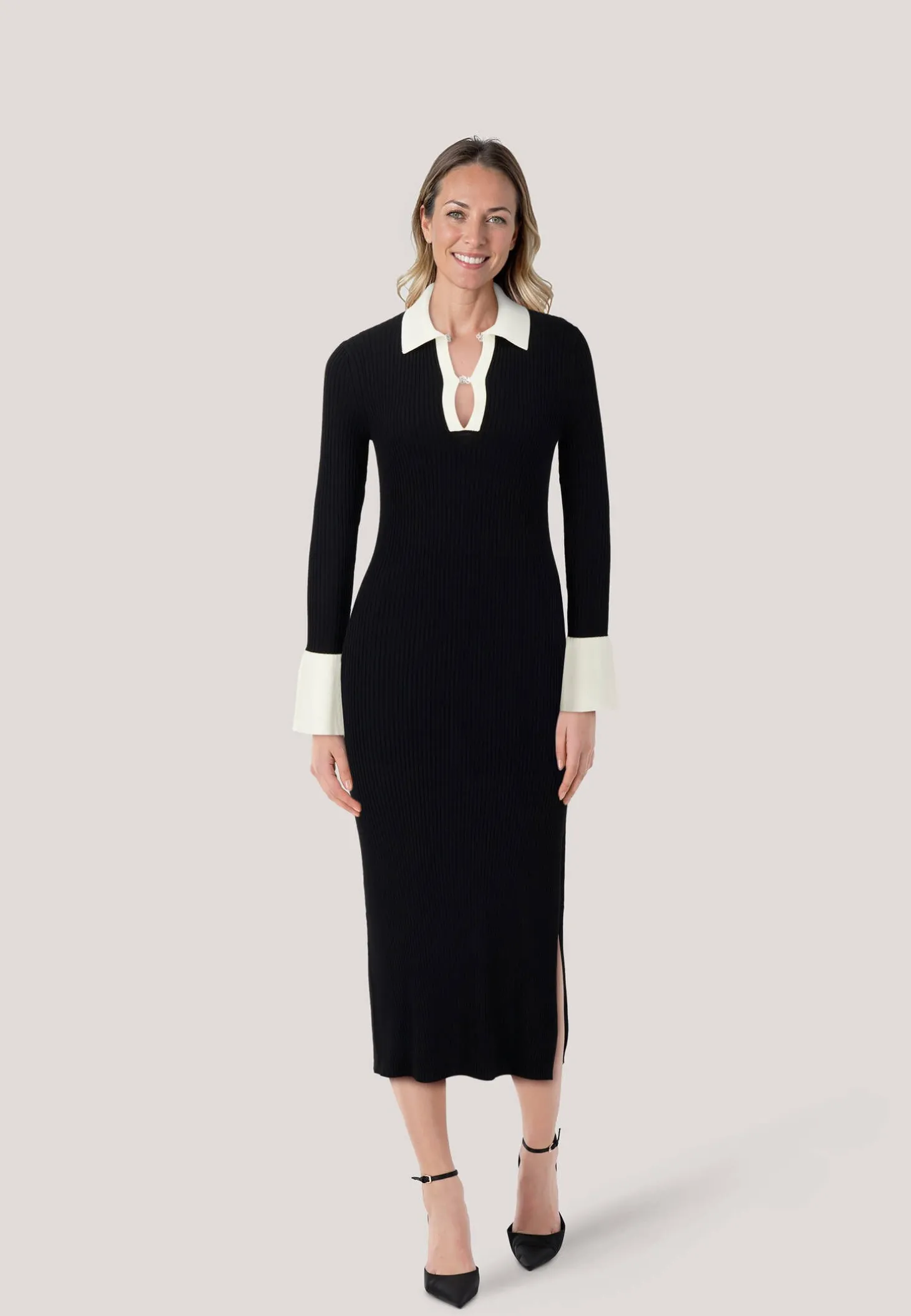 Damen Strickkleid aus Viskosemix SHARRY