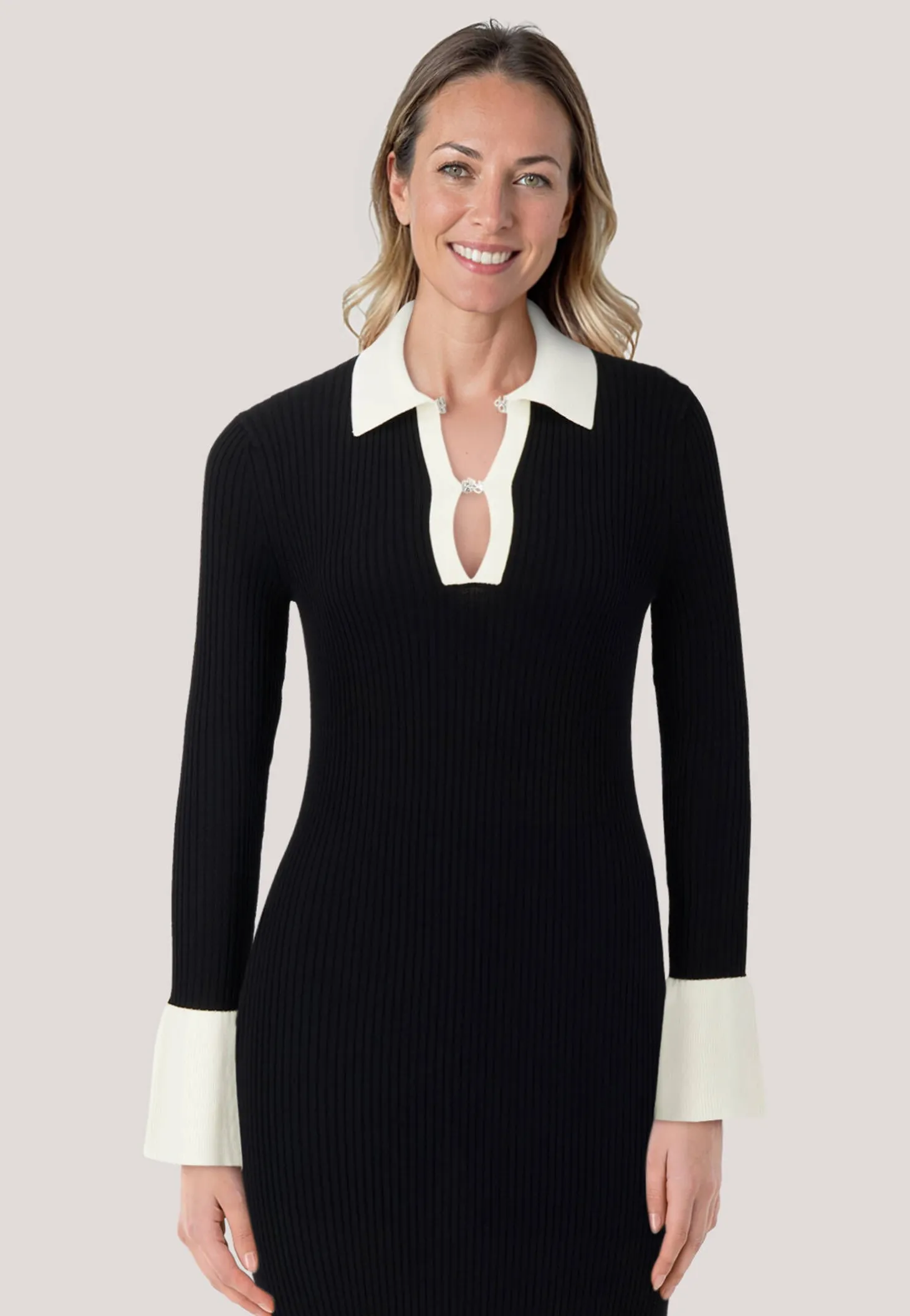 Damen Strickkleid aus Viskosemix SHARRY