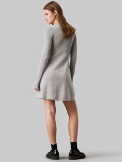 Damen Strickkleid CK INTARSIA SWEATER DRESS