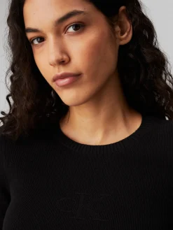 Damen Strickkleid CK INTARSIA SWEATER DRESS