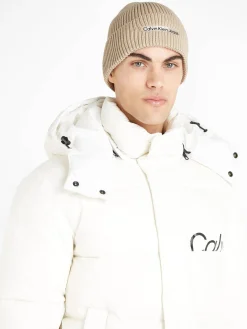 Damen Strickmütze INSTITUTIONAL PATCH BEANIE