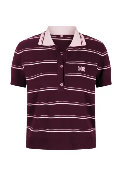 Damen Strickpoloshirt