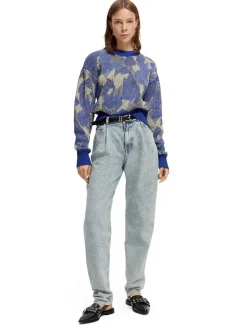 Damen Strickpullover ABSTRACT JACQUARD