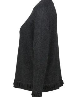 Damen Strickpullover aus Wolle mit Kaschmir