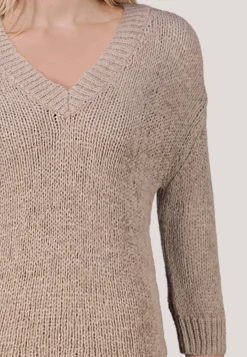 Damen Strickpullover aus Bändchengarn