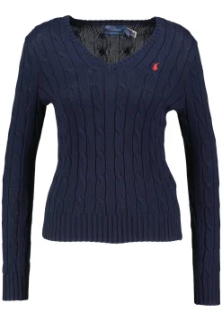 Damen Strickpullover aus Baumwolle