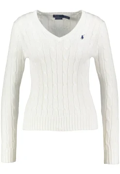 Damen Strickpullover aus Baumwolle