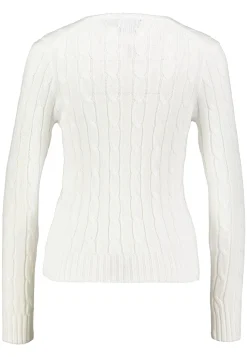 Damen Strickpullover aus Baumwolle