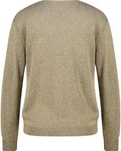 Damen Strickpullover aus Glitzergarn