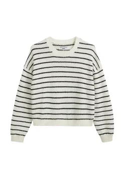 Damen Strickpullover aus Bio-Baumwoll-Slub-Garn