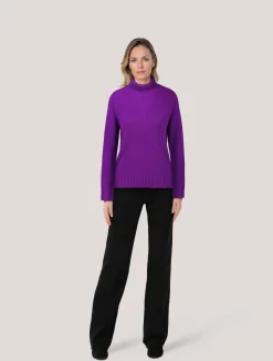 Damen Strickpullover aus Wolle mit Kaschmir