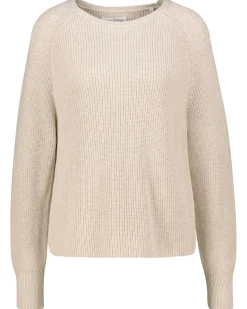 Damen Strickpullover aus Bio-Baumwolle Loose Fit