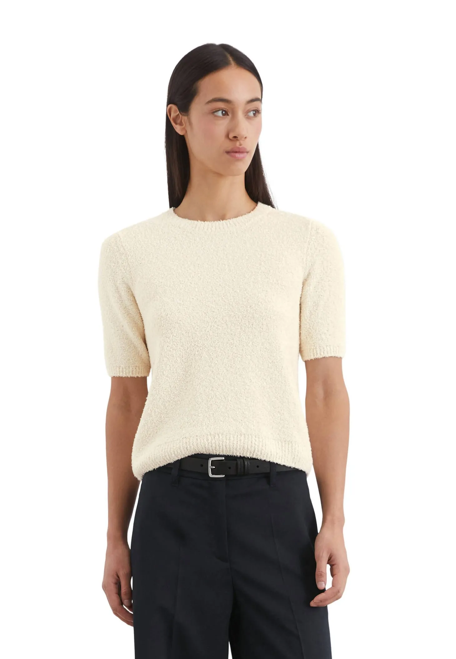 Damen Strickpullover mit Bio-Baumwolle Slim Fit