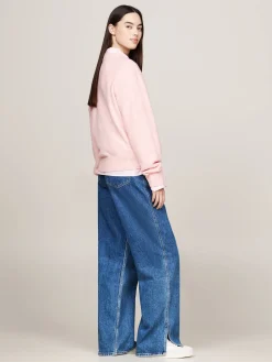 Damen Strickpullover mit Wolle TJW MELANGE FLAG SWEATER EXT