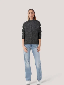 Damen Strickpullover mit Wolle und Alpaka SAFINEYNNY