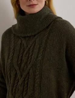 Damen Strickpullover mit Rollkragen