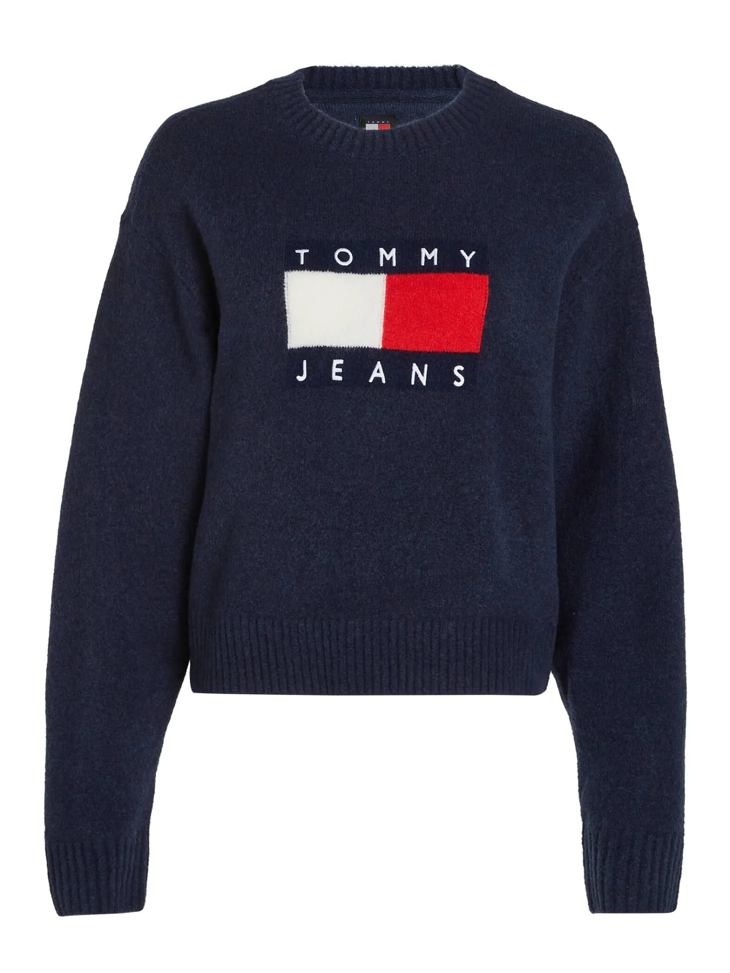 Damen Strickpullover mit Wolle TJW MELANGE FLAG SWEATER EXT