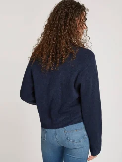 Damen Strickpullover mit Wolle TJW MELANGE FLAG SWEATER EXT