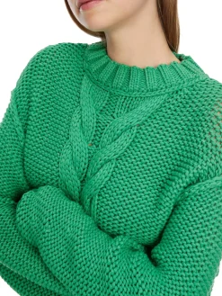 Damen Strickpullover mit Wolle