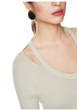 Damen Strickpullover mit Wolle