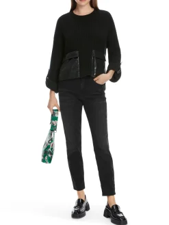 Damen Strickpullover mit Taschen