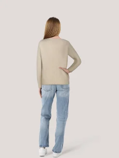 Damen Strickpullover mit Alpaka