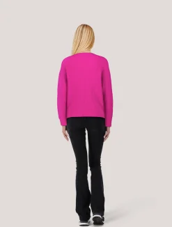 Damen Strickpullover mit Alpaka