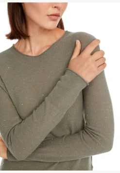 Damen Strickpullover mit Wolle Slim Fit