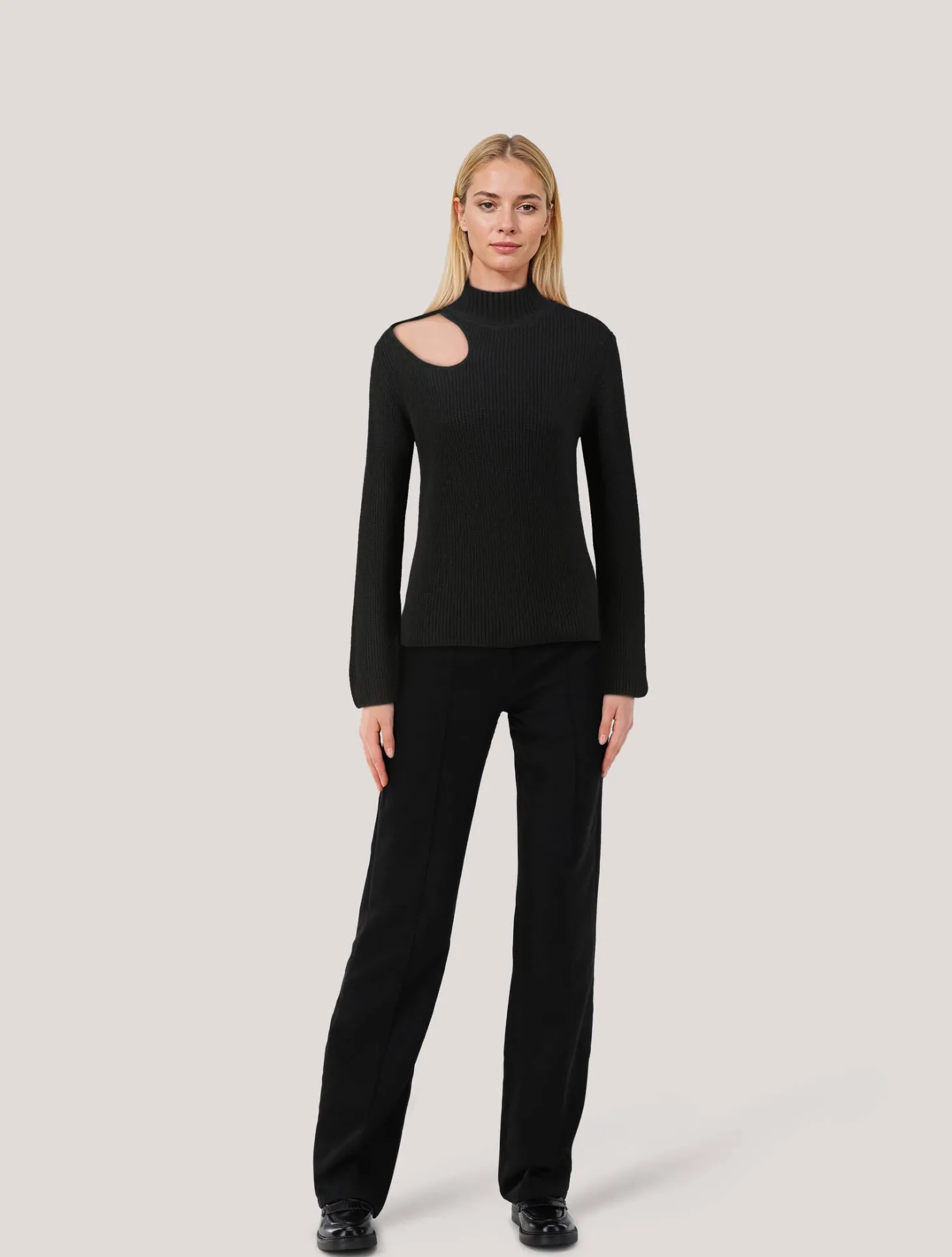 Damen Strickpullover mit Wolle und Kaschmir SHEVANNI