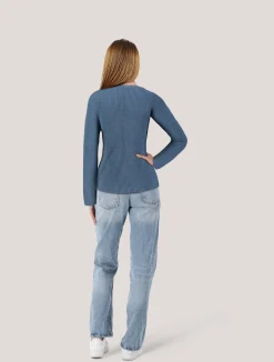 Damen Strickpullover Relaxed Fit