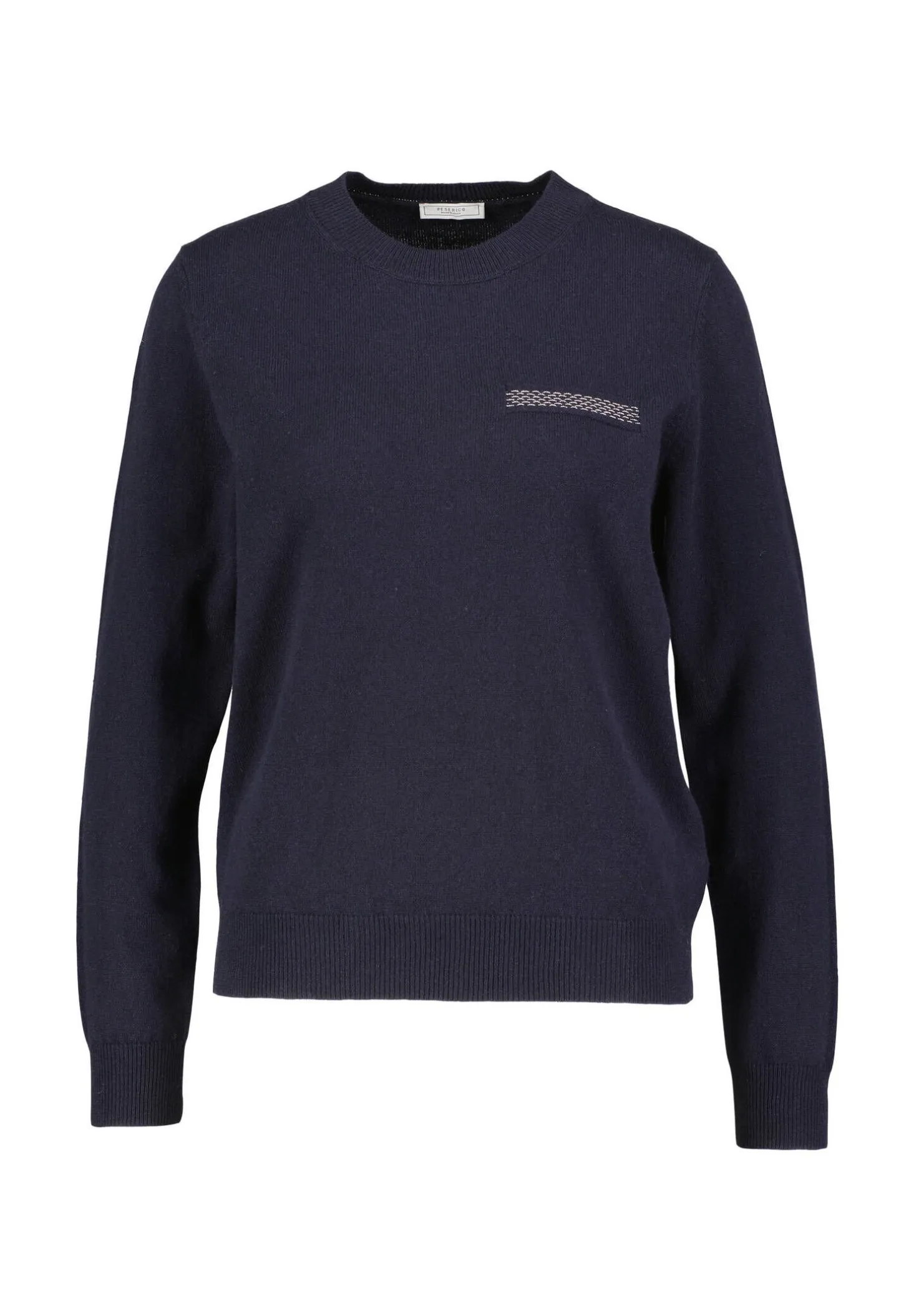 Damen Strickpullover Schurwolle-Seide-Kaschmir-Mix