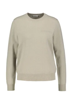 Damen Strickpullover Schurwolle-Seide-Kaschmir-Mix