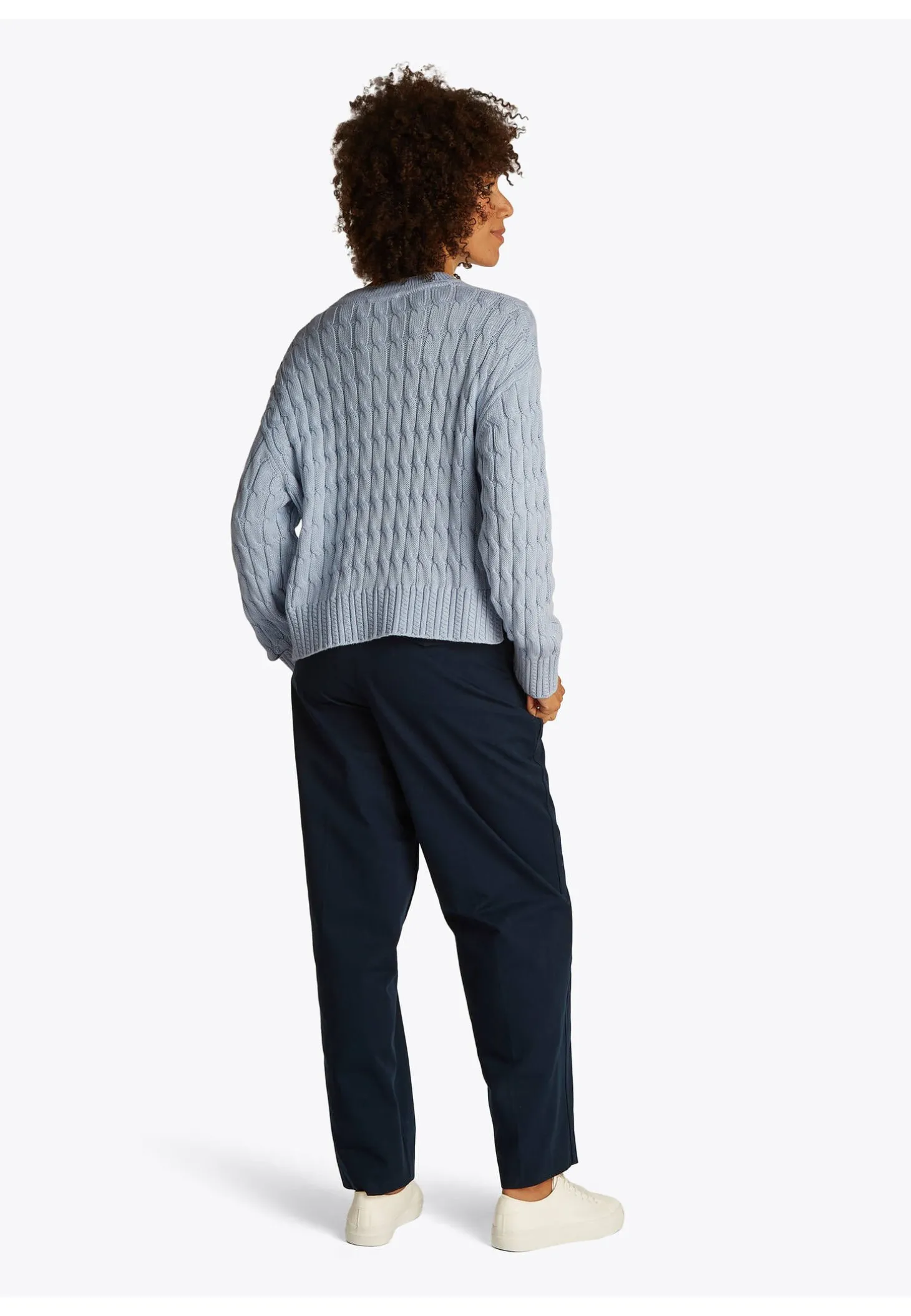 Damen Strickpullover SOFT COTTON CABLE