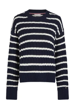 Damen Strickpullover SOFT COTTON CABLE
