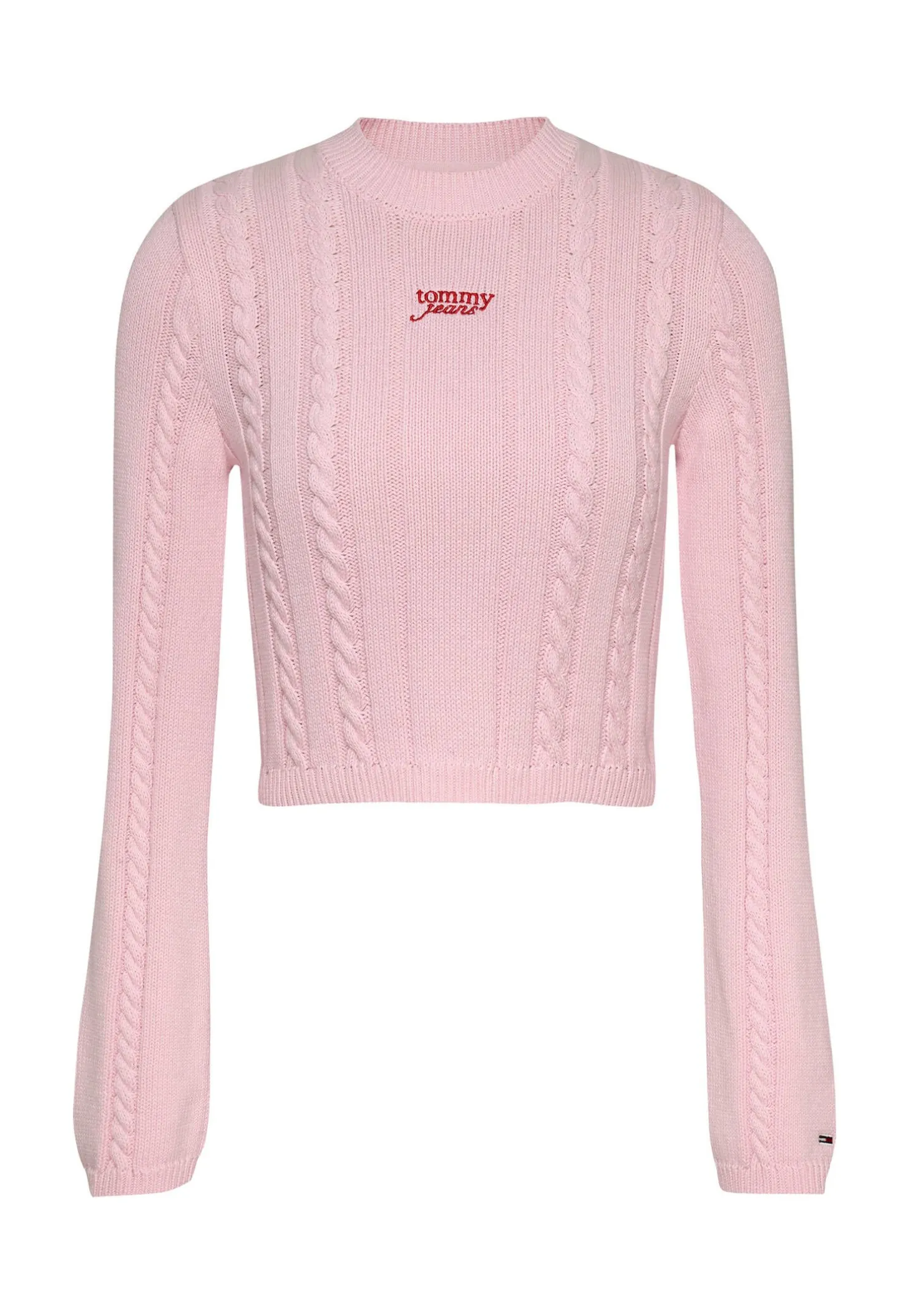 Damen Strickpullover TJW CABLE SCRIPT SWEATER EXT