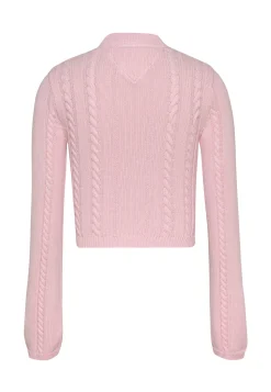 Damen Strickpullover TJW CABLE SCRIPT SWEATER EXT